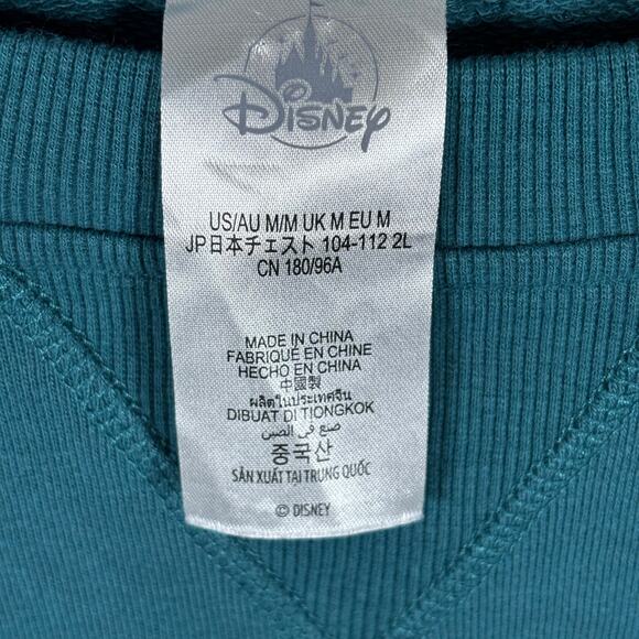 Disney Parks 71 Castle Sweatshirt Teal Size M – Retro Walt Disney World Pullover - Picture 3 of 3